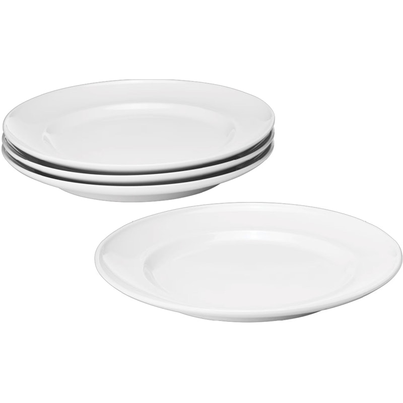 Koppel Lunch Plate 22 cm 4-pack White