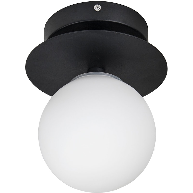 Art Deco 24 Wall/Ceiling Lamp, Black