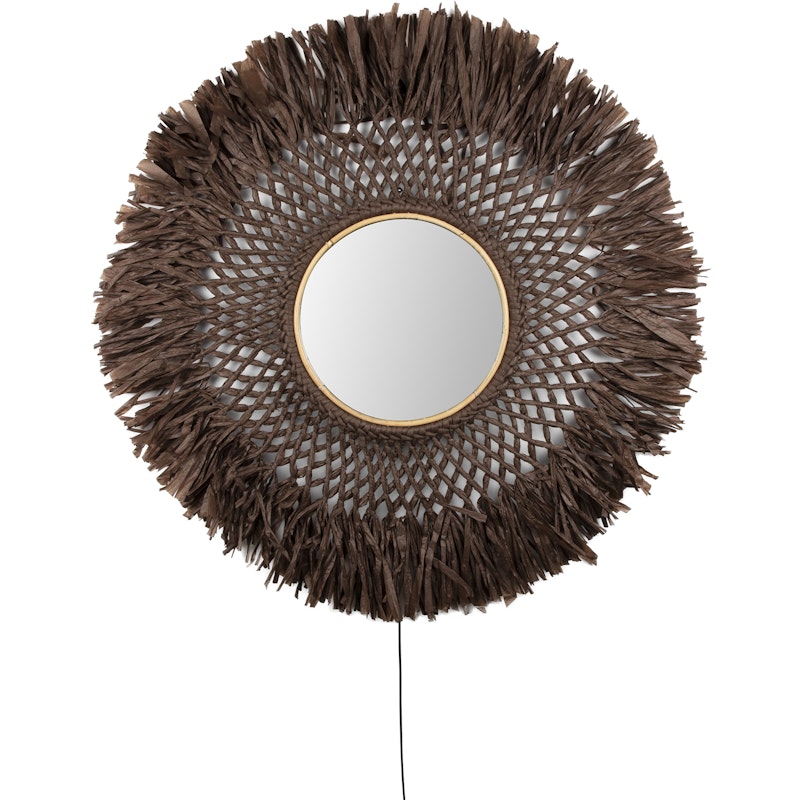 Boho Wall Lamp, Brown