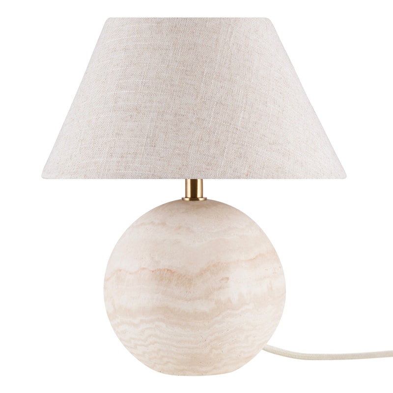 Castello 24 Table Lamp, Travertine