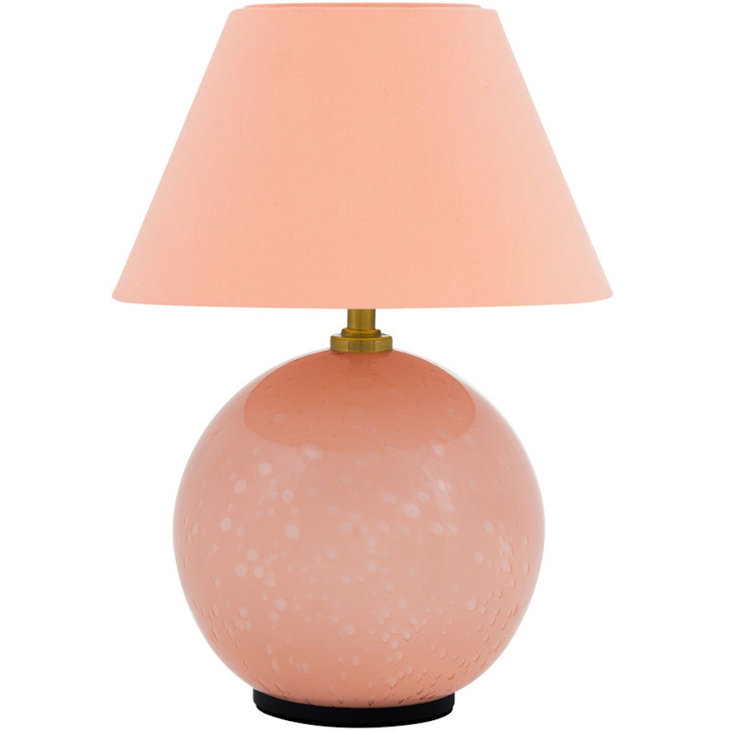 Iris 16 Table Lamp Portable, Blush