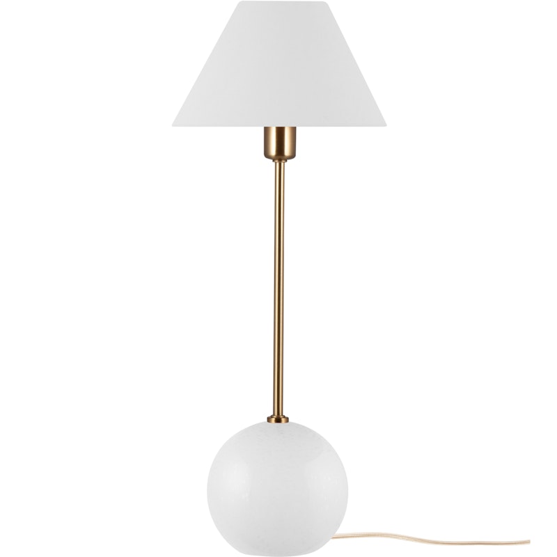 Iris 20 Table Lamp, White