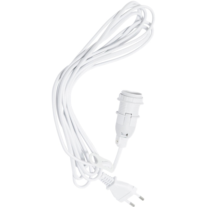 Lamp Cord E14 25W 350 cm White