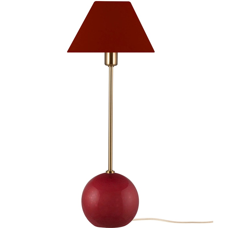 Iris 20 Table Lamp, Burgundy