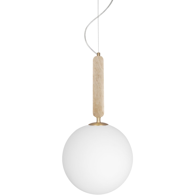 Torrano 30 Pendant, Travertine