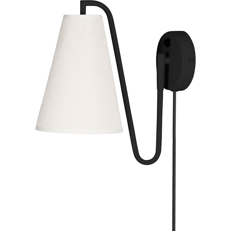 Lou Wall Lamp, Black / White