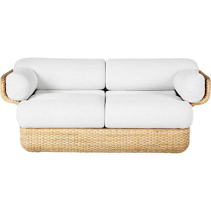 Basket 2-Seater Sofa, Rattan / Lorkey 40