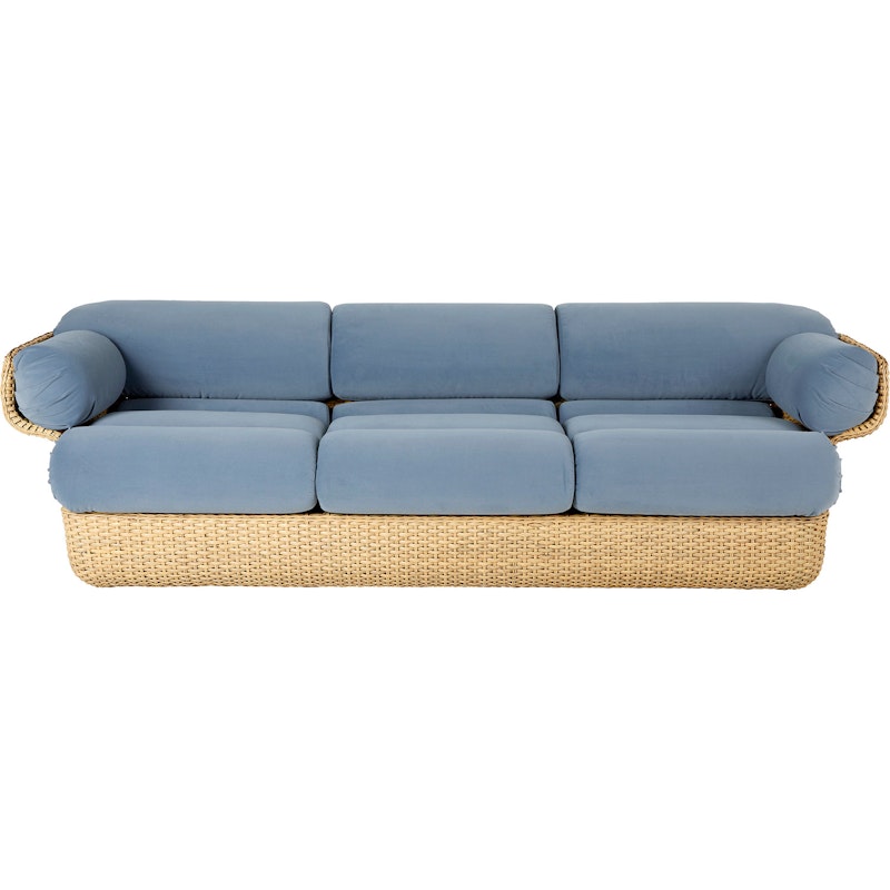 Basket 3 Seater Sofa, Rattan / Sunday 002