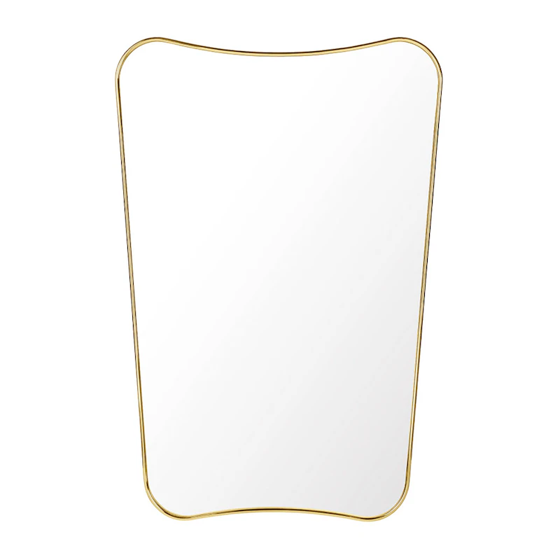 F.A.33 Mirror 80x54cm, Brass
