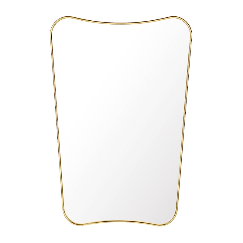 F.A.33 Mirror 80x54cm, Brass