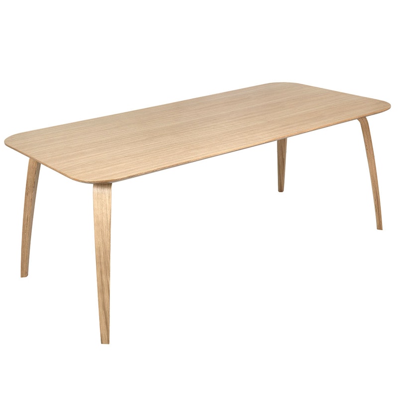 GUBI Dining Table 100x200cm, Oak