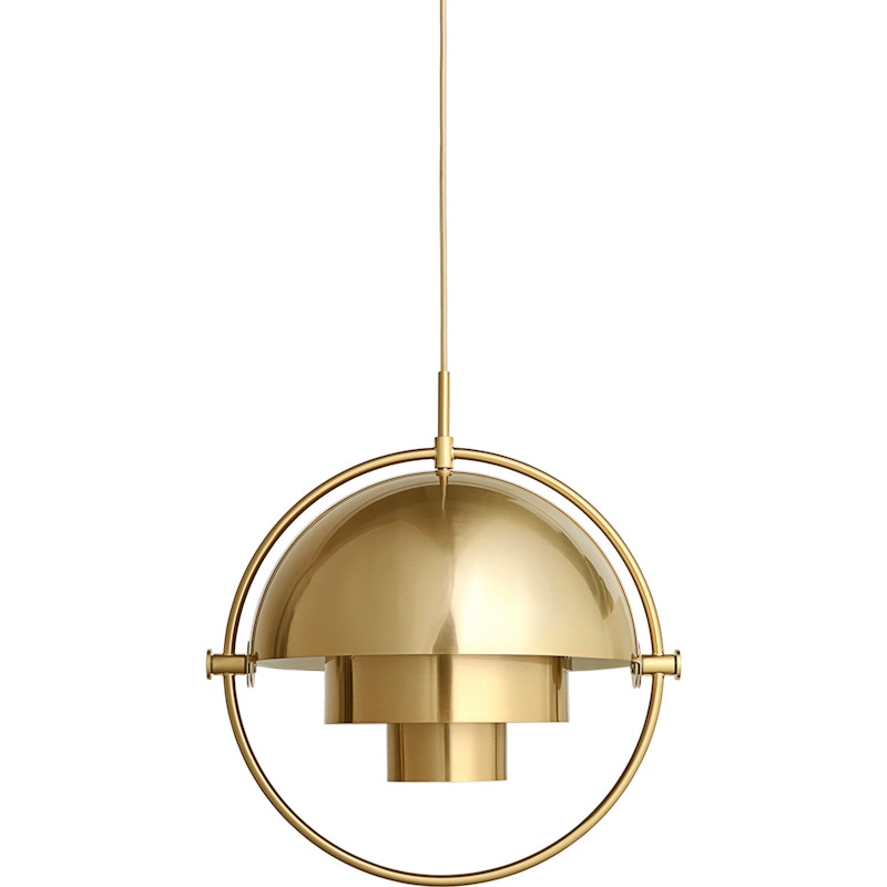 Multi-Lite Pendant 36 cm, Brass / Shiny Brass