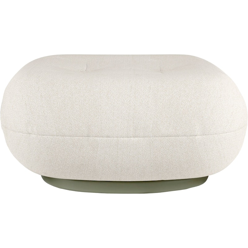 Pacha Outdoor Ottoman, Limonta Lorkey 40, Moss Green Base