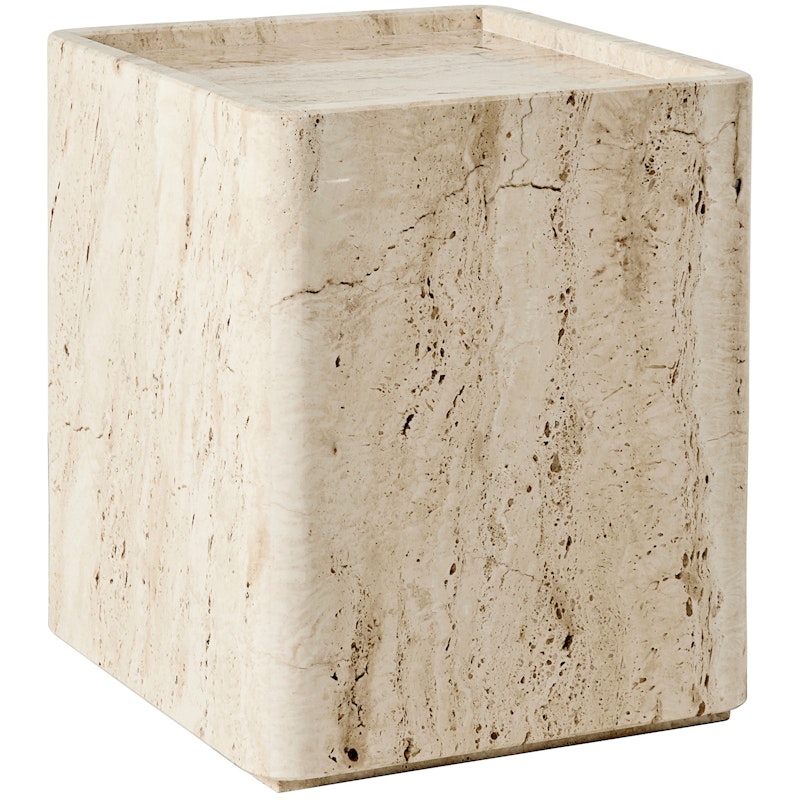 Pietra Side Table 33x33 cm, Travertine