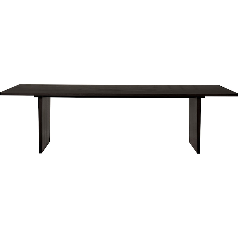 Private Dining Table 260 cm, Black Stained Ash