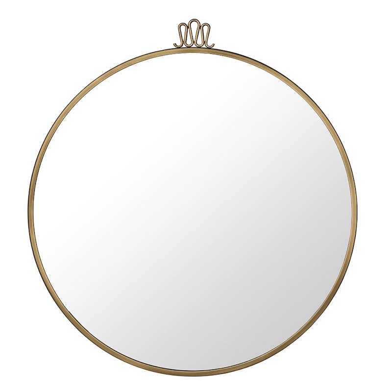 Randaccio Mirror Ø70 cm, Vintage Brass