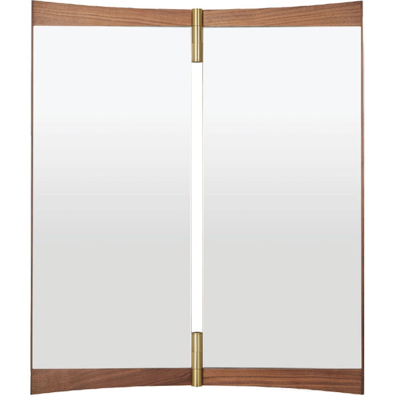 Vanity 2 Wall Mirror 59x69 cm, Walnut