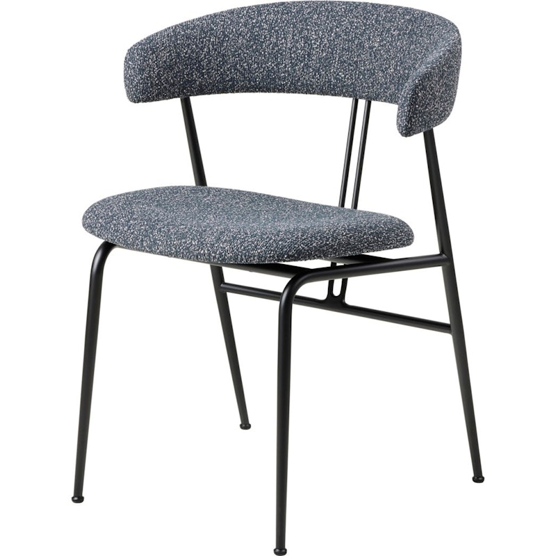 Violin Dining Chair Upholstered, Around Bouclé 023