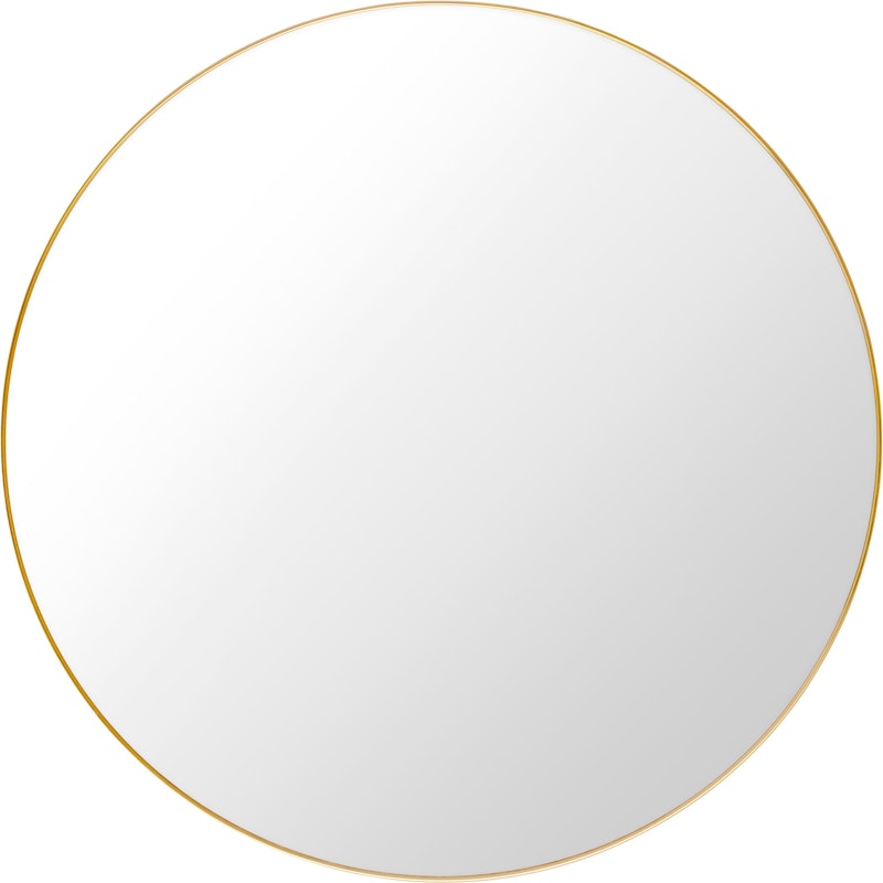 Wall Mirror 110 cm, Polished Brass