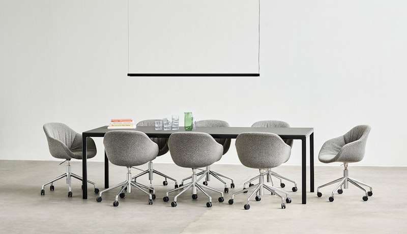 AAC 253 Chair 5 star swivel Polished Aluminium Hallingdal RoyalDesign