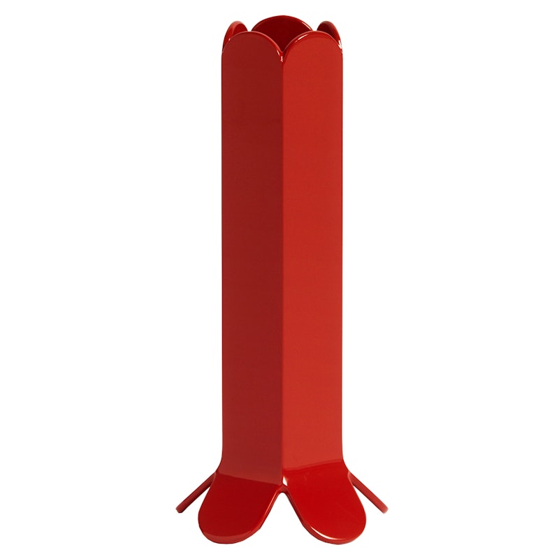 Arcs Candlestick h:13 cm, Red