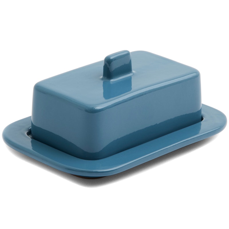 Barro Butter Dish, Dark Blue