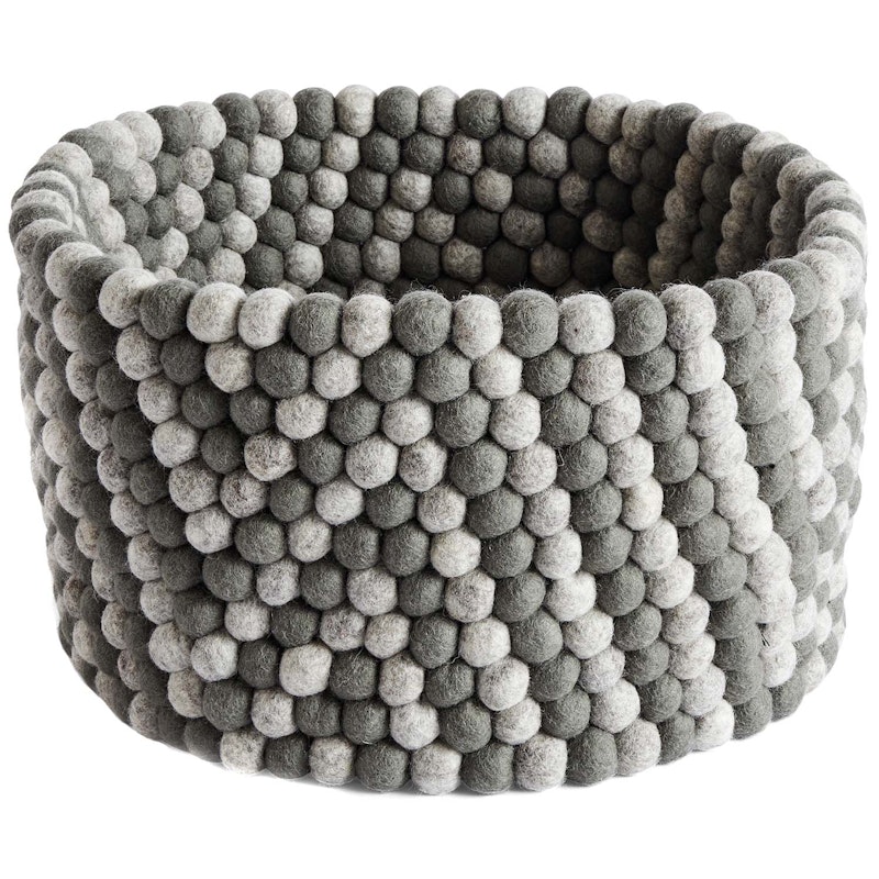Bead Basket Wool, Grey