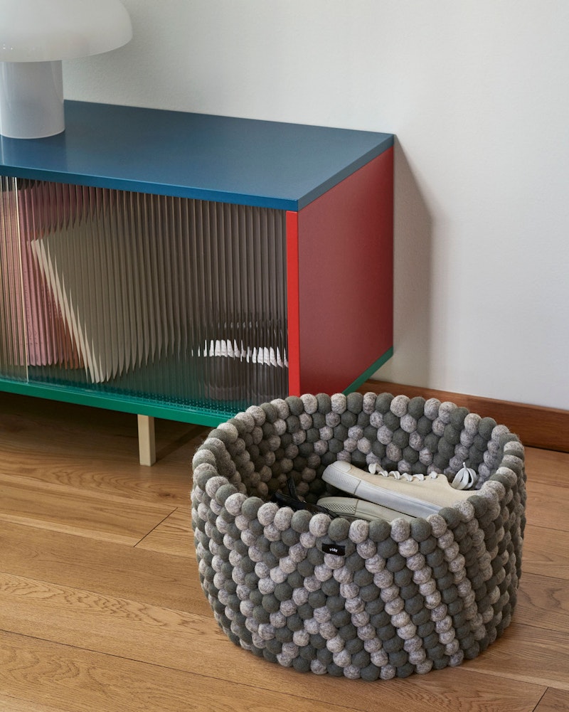 Bead Basket Wool, Grey from HAY | RoyalDesign