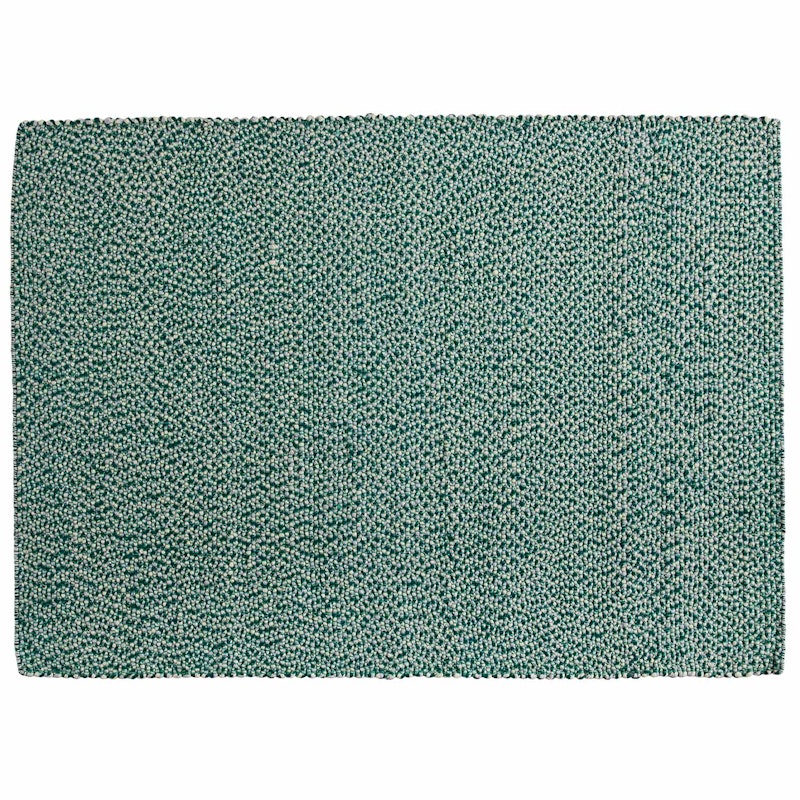 Braided Rug 140x200 cm, Green