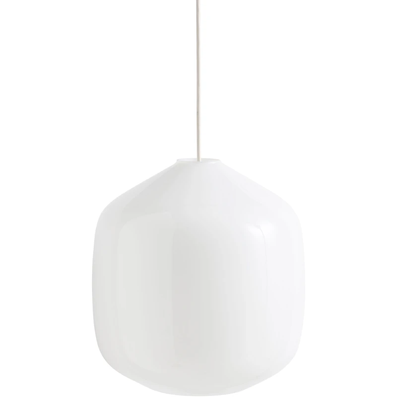 Buoy Glass Pendant 30 cm, Clay White