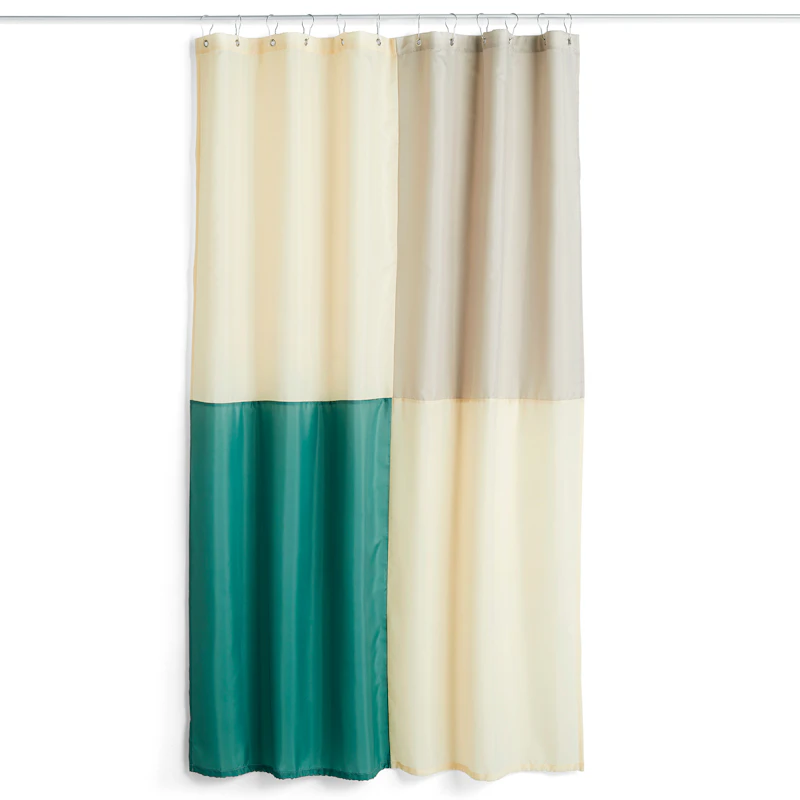 Check Shower Curtain 180x200 cm, Green