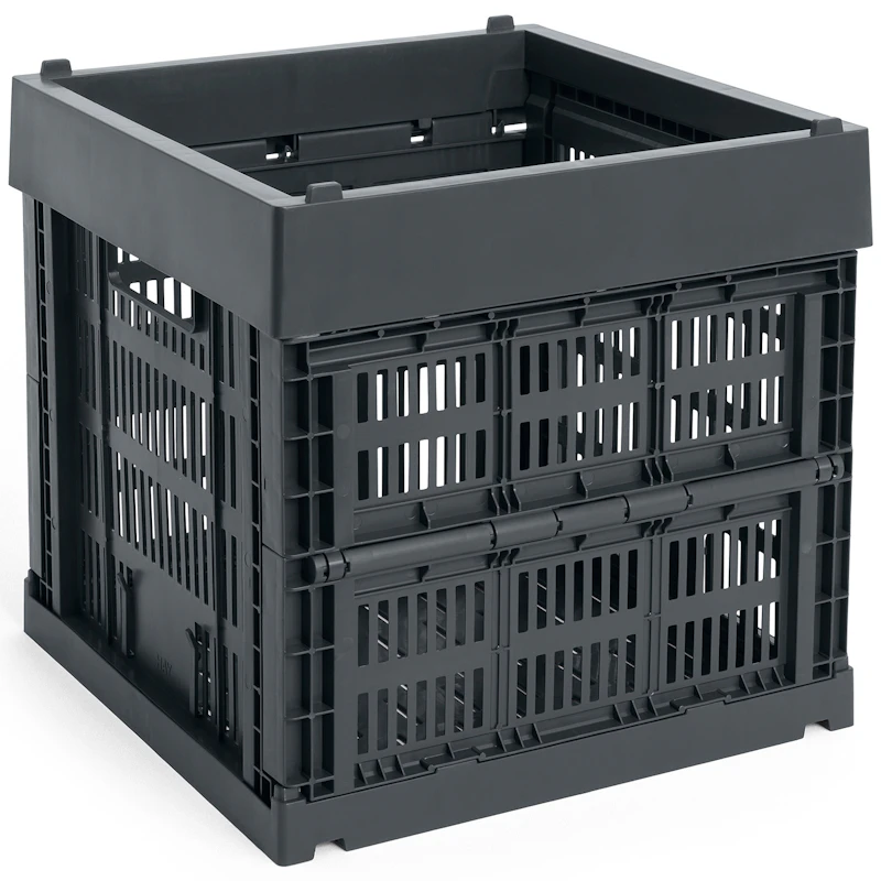 Colour Crate Cube Storage, Charcoal