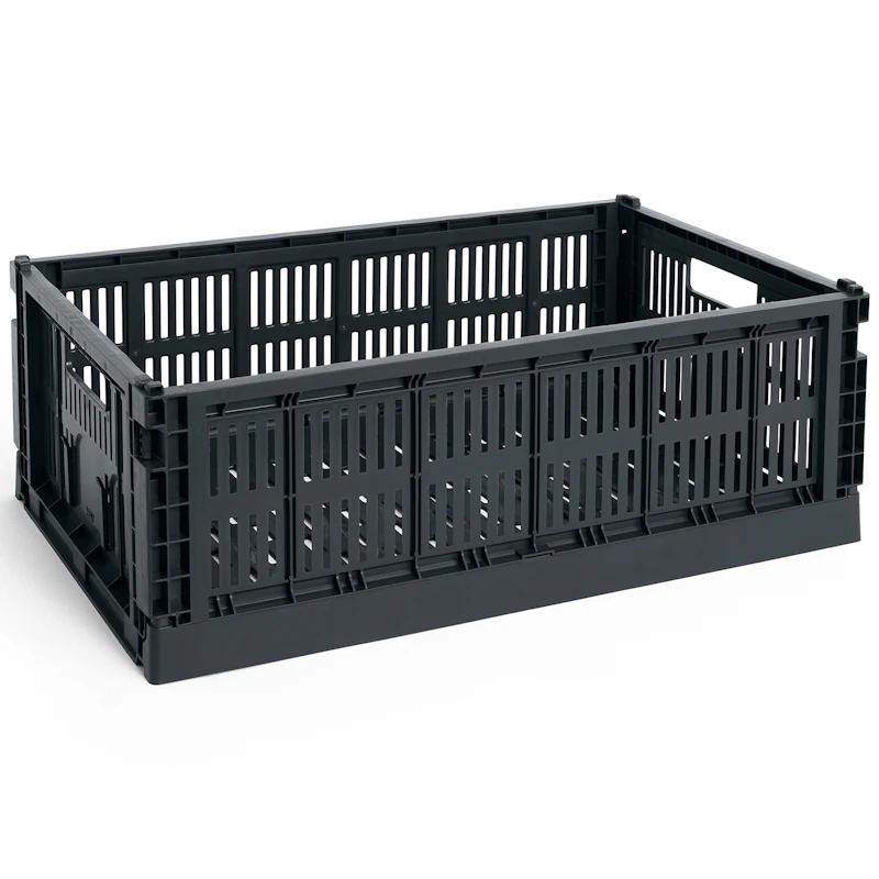 Colour Crate Large Storage, Charcoal