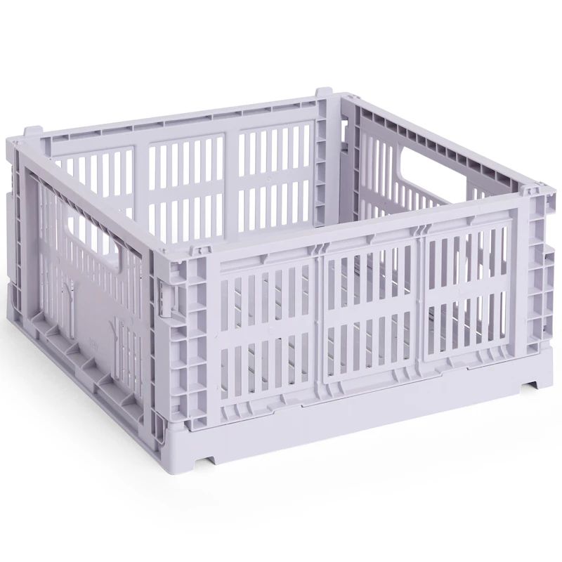 Colour Crate Medium Square Storage, Lavender
