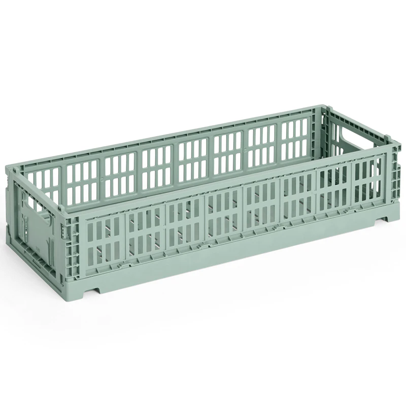 Colour Crate Mini Oblong Storage, Sage Green
