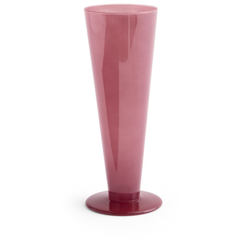 Conical Vase Medium, Rose / Dark Red