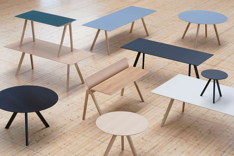 CPH 30 2.0 Table 90x200 cm, Water-based Lacquered Oak / Off-white
