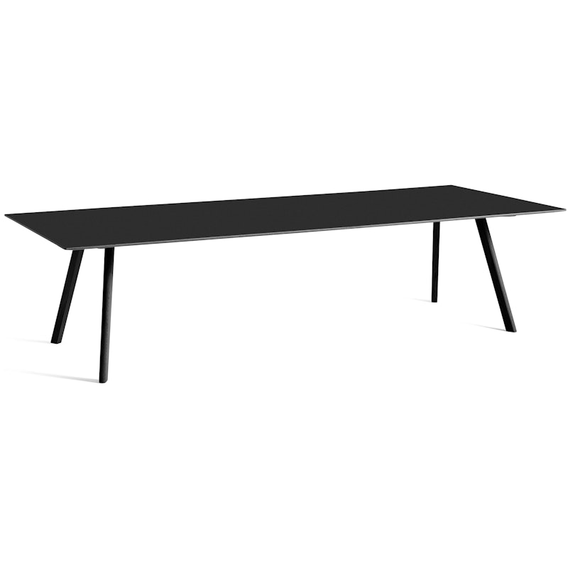 CPH 30 2.0 Table 300x90 cm, Black Water-based Lacquered Oak / Black Linoleum