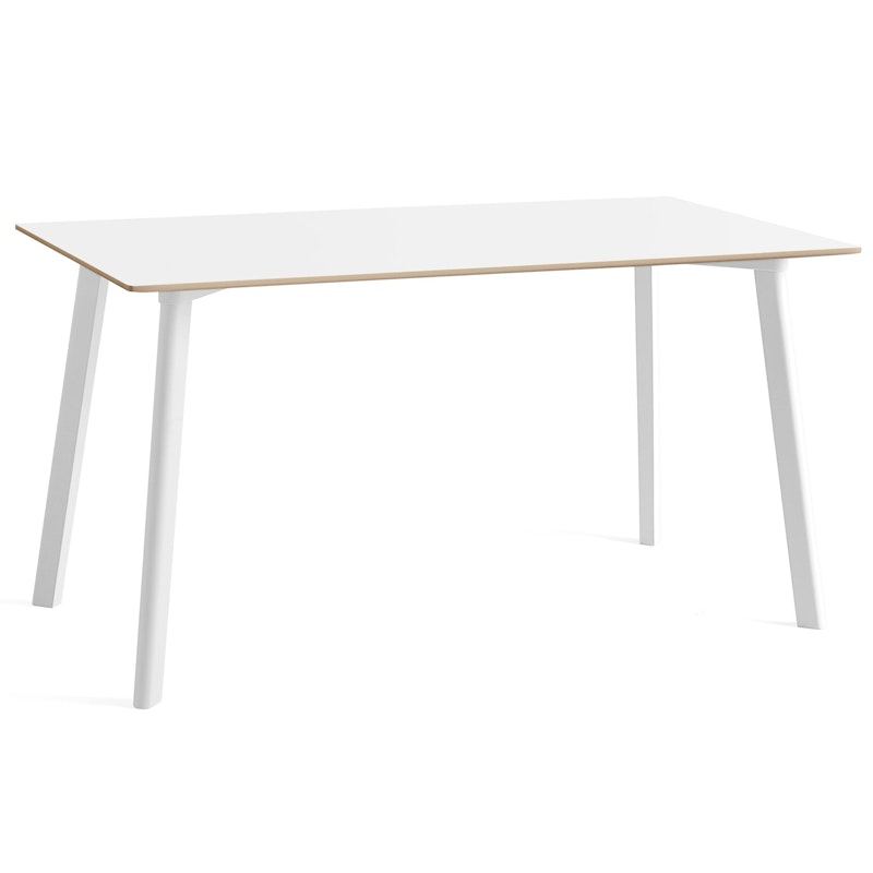 CPH Deux 210 2.0 Table 75x140 cm, Pearl White