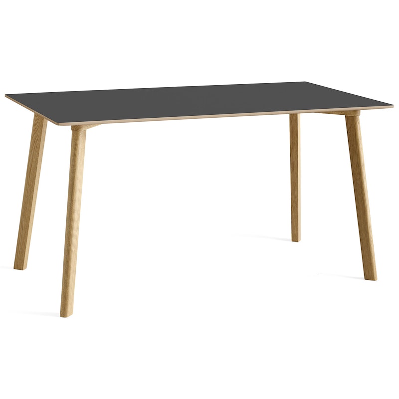 CPH Deux 210 2.0 Table 75x140 cm, Stone Grey / Water-based Lacquered Oak