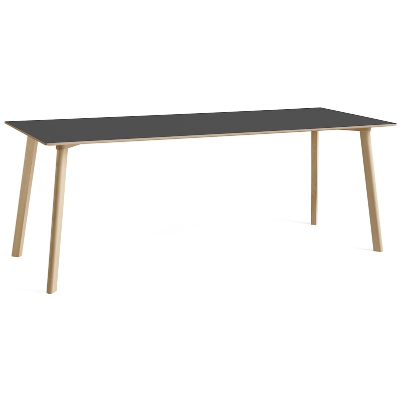 CPH Deux 210 2.0 Table 75x200 cm, Stone Grey / Untreated Beech