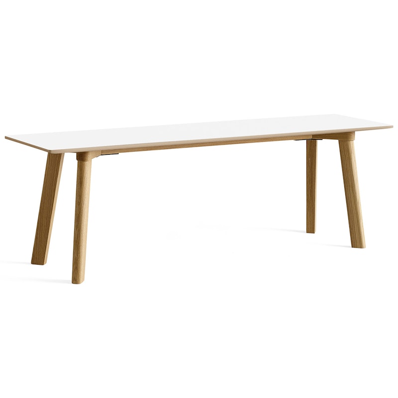 CPH Deux 215 2.0 Bench 140 cm, Pearl White / Water-based Lacquered Oak