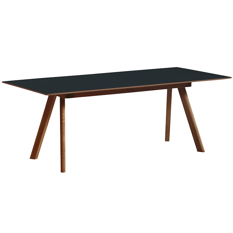 CPH 30 2.0 Table 90x200 cm, Lacquered Walnut / Black