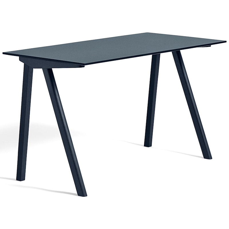 CPH 90 2.0 Desk, Water-based Lacquered Oak / Deep Blue