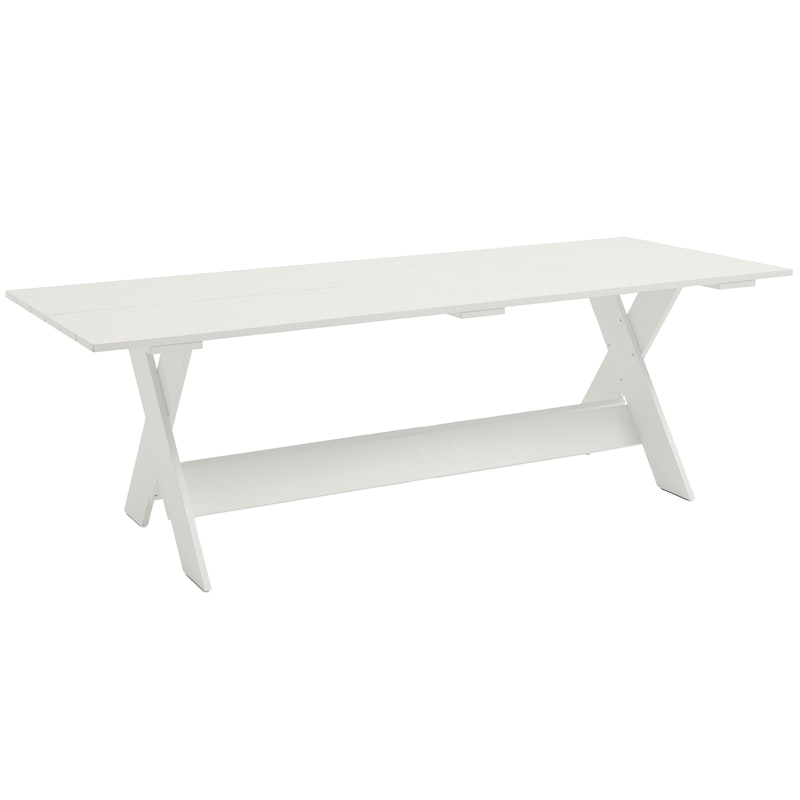 Crate Dining Table 90x230 cm, White