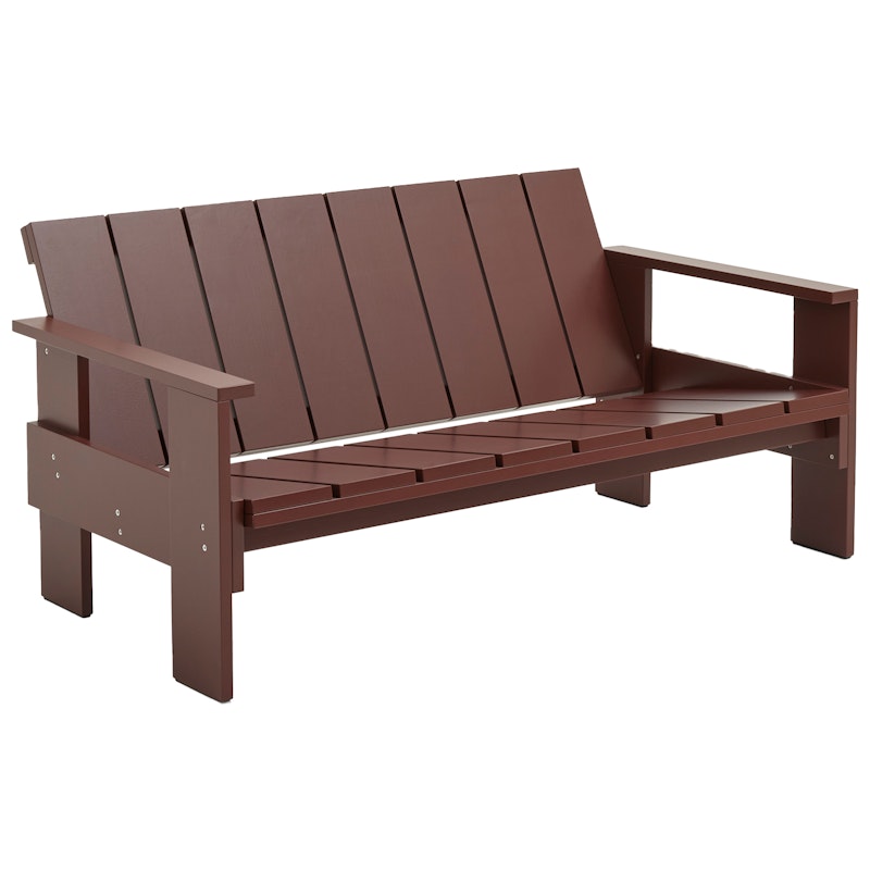 Crate Lounge Sofa, Iron Red