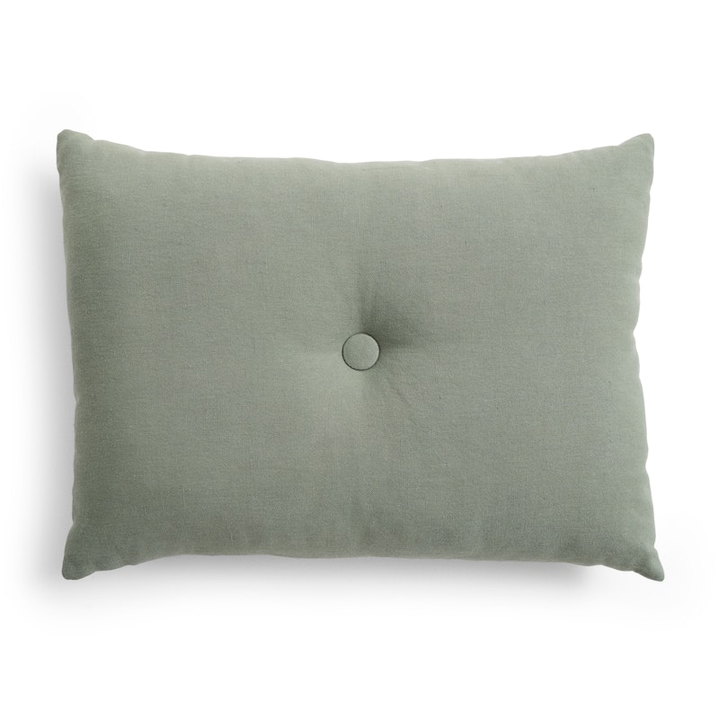 Dot Cushion Linen 45x60 cm, Pine Green