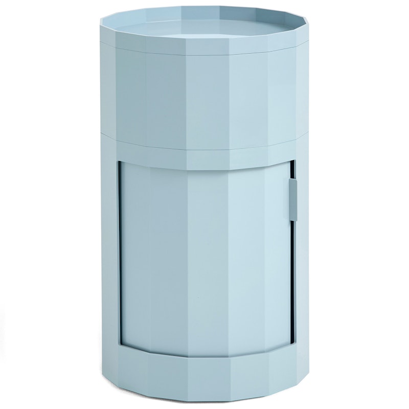 Facet Cabinet High, Misty Blue