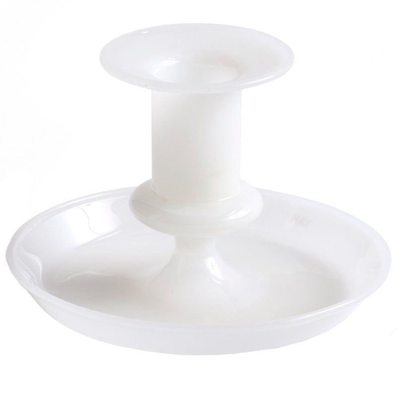 Flare Candle Holder, White