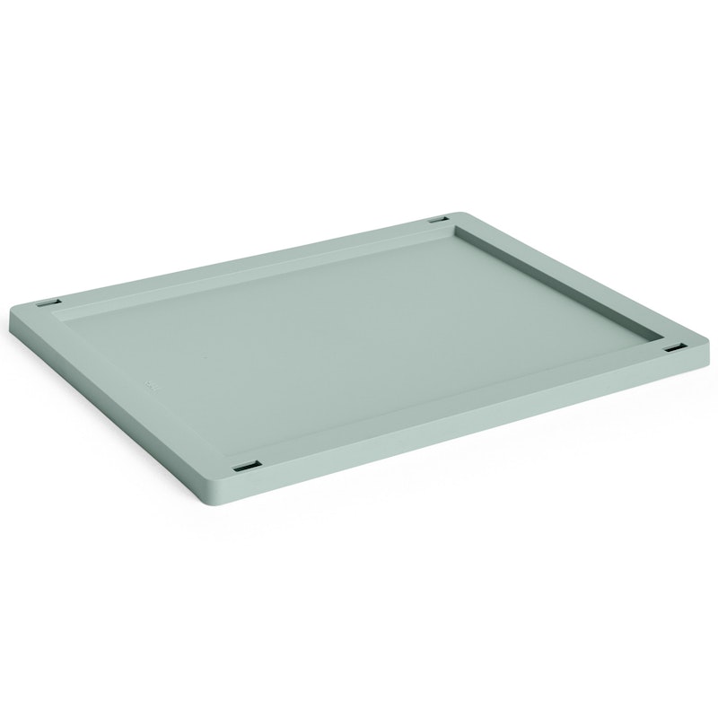 Colour Crate Plastic Medium Lid, Sage Green